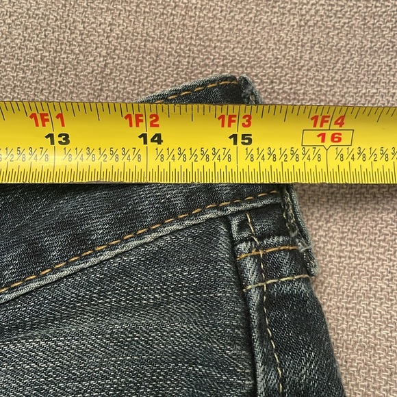 Levi’s Red Denim Blue Jeans 29x32 REDLOOP Flare - Picture 14 of 16